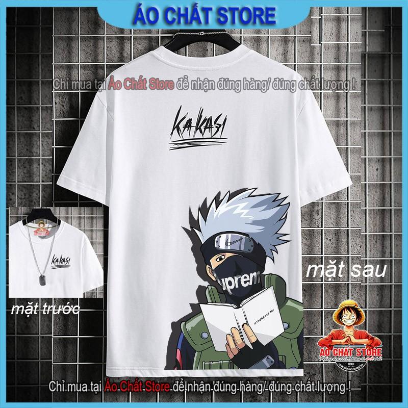 BST Áo Kakashi Thư Pháp Cực Đẹp | Áo Thun Naruto Kakashi Đẹp NT04 | Áo Chất Store