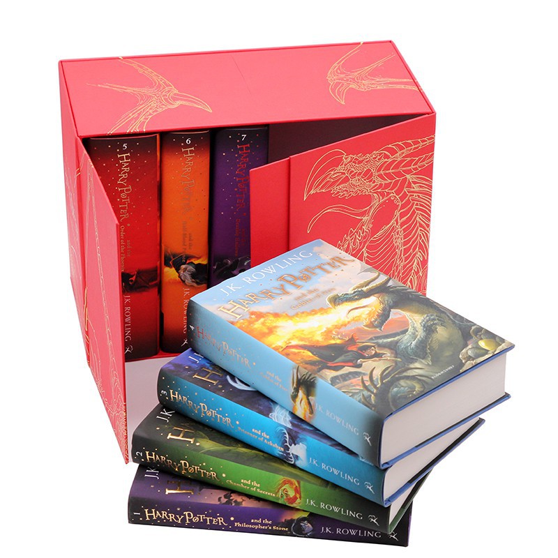 Sách bộ tiếng Anh: Harry Potter, Children's Hardback Red Box Set