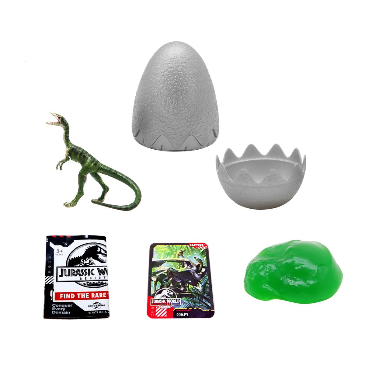 Đồ Chơi Trứng Slime Sưu Tập Jurassic World: Tái sinh TOY MONSTER T01532 - Giao Hàng Ngẫu Nhiên