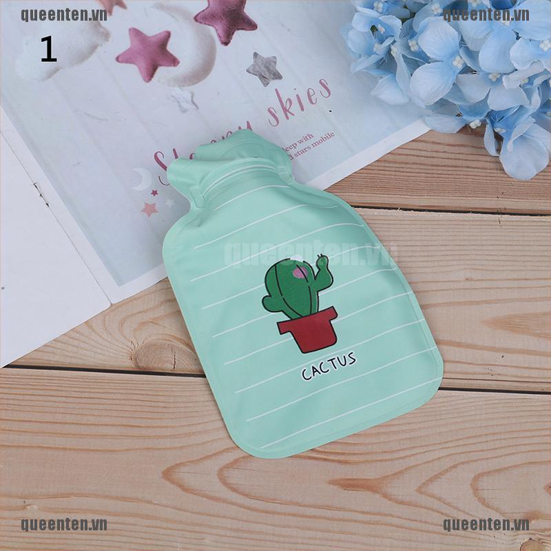 Mini Warm Hot Water Bag Cartoon Hot Water Bottle Water-filled Type Treasure QUVN
