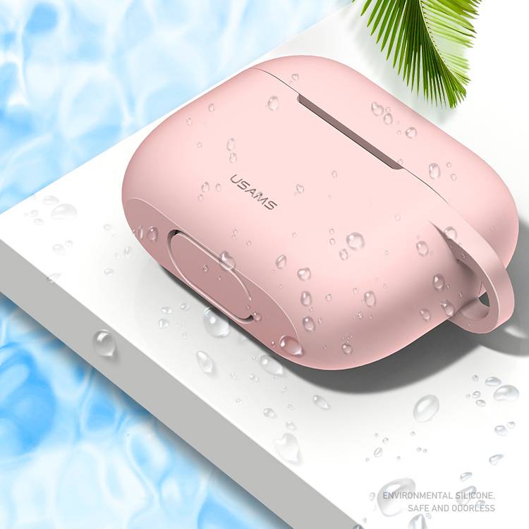 Bao case chống sốc silicon cho tai nghe Apple Airpods Pro hiệu Usams BH568 - Hàng nhập khẩu