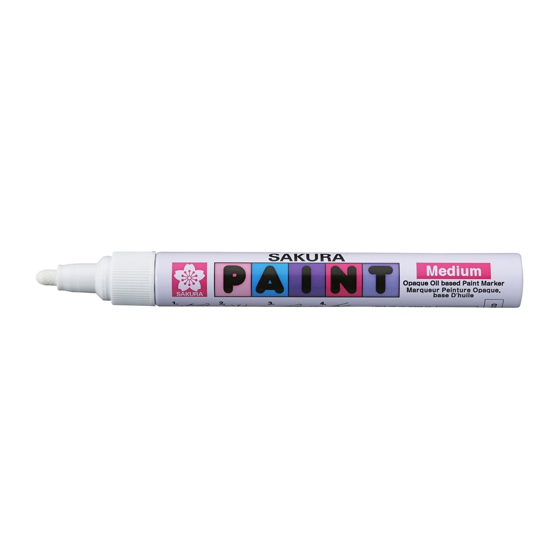 Bút Sơn Sakura Paint Marker Medium 2.0mm XPMK-B#50 - Màu Trắng