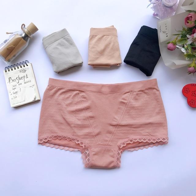Combo 2 quần lót cotton mặc trong váy co giãn mềm mịn QC31 - giao màu ngẫu nhiên