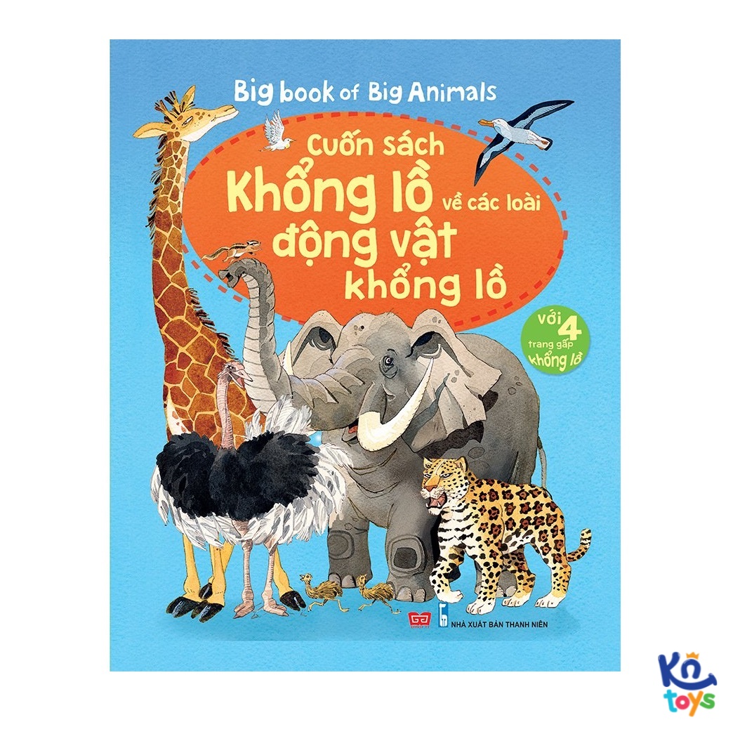 Sách Tương Tác – Big Book – Cuốn Sách Khổng Lồ  Đinh Tị Nhiều chủ đề – Các Loài Động Vật Khổng Lồ