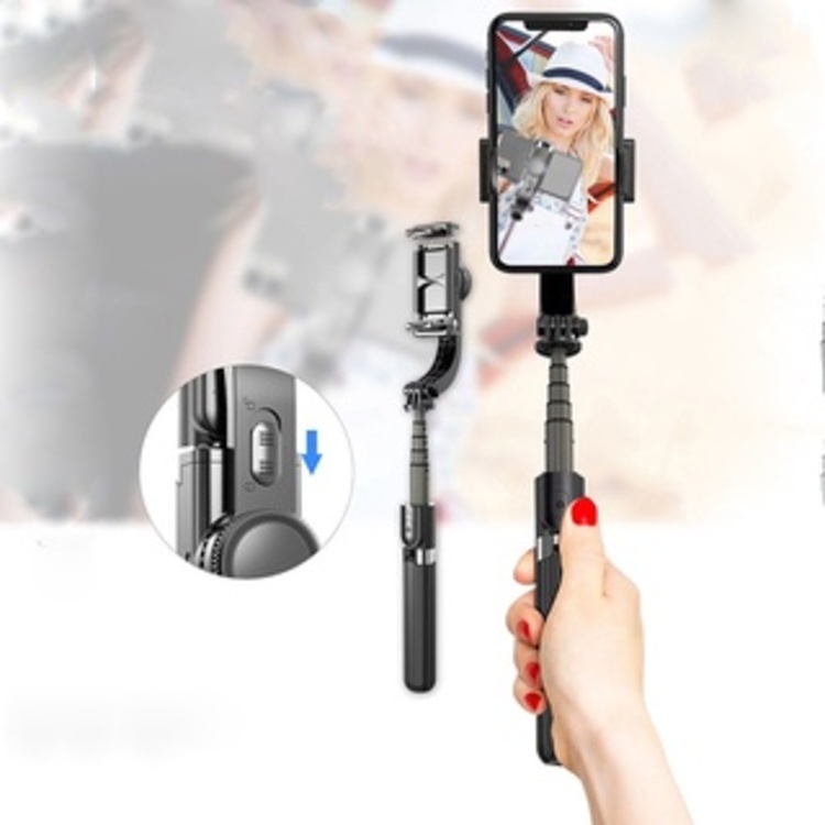 Gimbal/ Gậy tự sướng chống rung MAWA L08 dùng cho điện thoại, selfie chụp ảnh bằng remote Bluetooth 4.0 - Hàng chính hãng