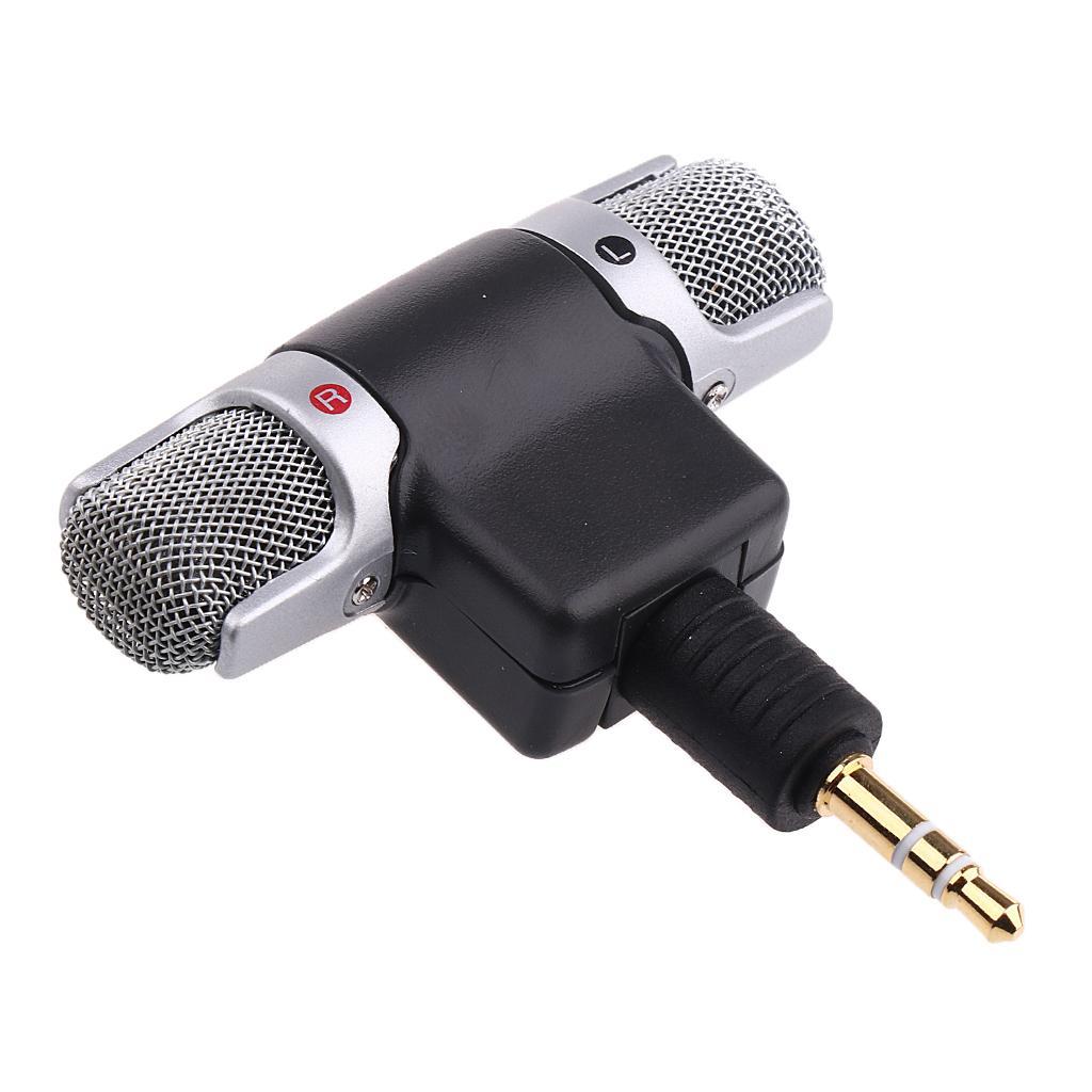 3.5mm Stereo Condenser Microphone + Mic Adapter + Tape for 3 3+ 4