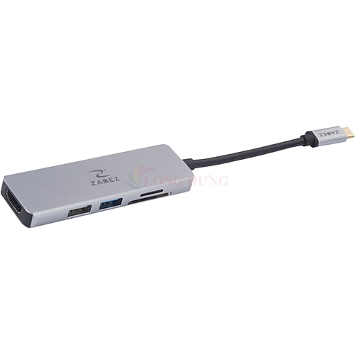 Cổng chuyển đổi 5-in-1 Zadez USB-C Power Hub ZAH-515 - Hàng chính hãng