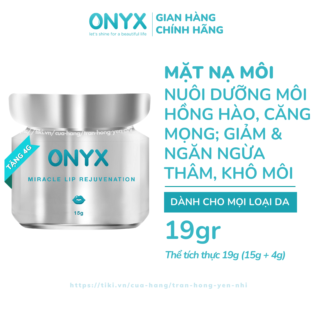 Tinh Chất Dưỡng Hồng Và Làm Đầy Rãnh Môi ONYX Miracle Lip Rejuvenation ONYX Cosmetics Bảo Thy 19gr