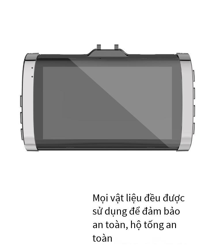 Đầu ghi lái xe ô tô đặc biệt mới ống kính kép DVR ô tô USB giám sát hình ảnh đảo chiều độ nét cao ẩn đầu ghi