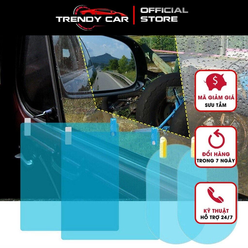 Bộ Miếng Dán Chống Nước Gương Chiếu Hậu và kính lái siêu bền hiệu quả trời mưa tránh đọng nước dễ nhìn gương