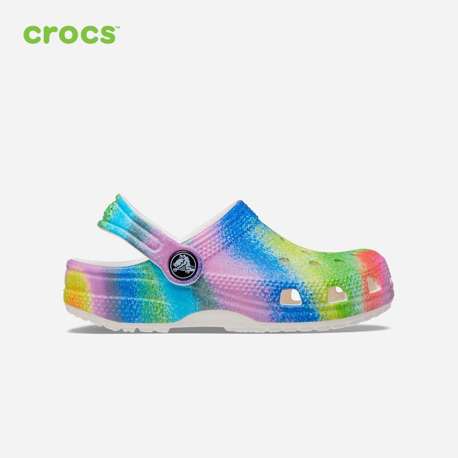 Giày lười trẻ em Crocs Classic Clog Spray Dye - 208094-94S