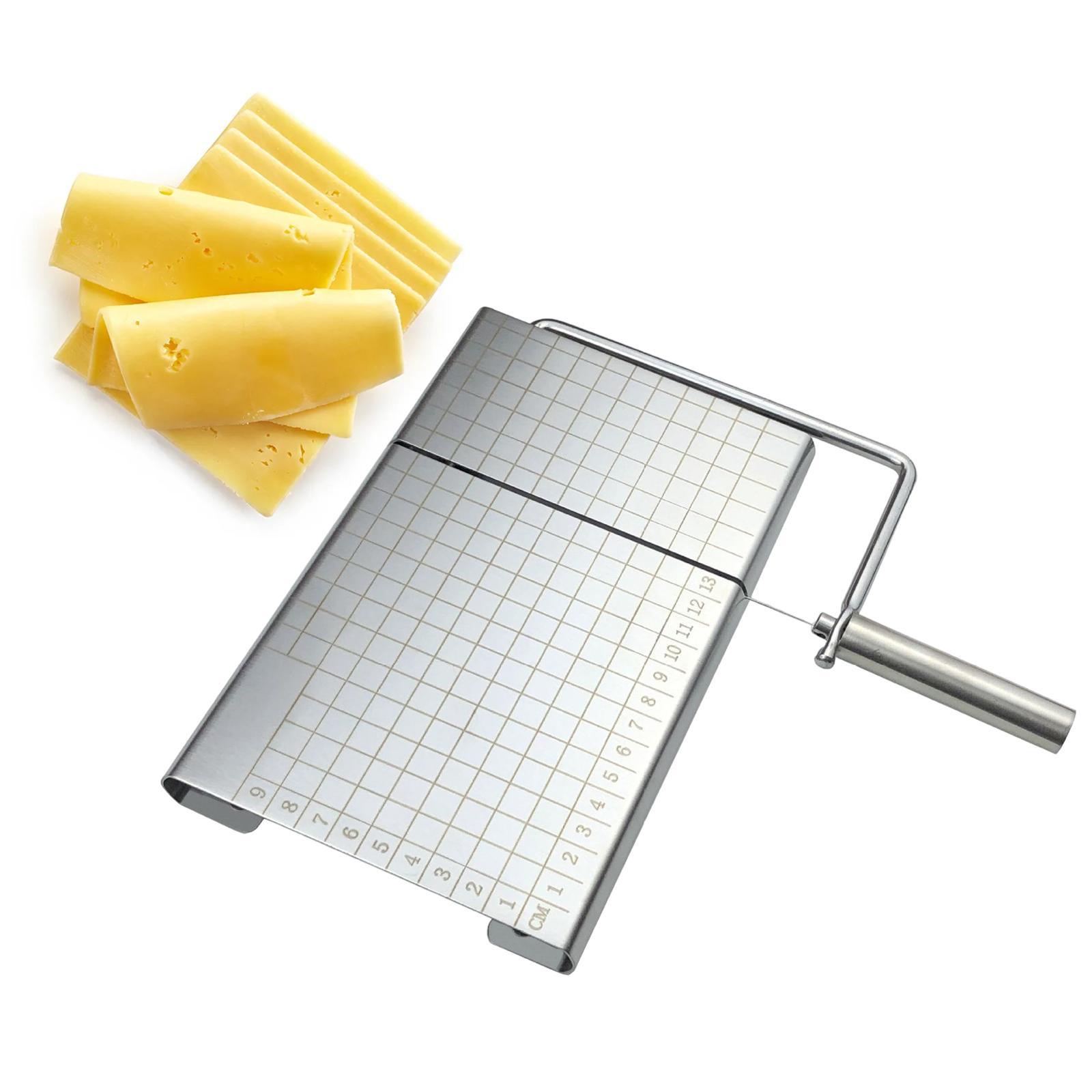 , Stainless Steel, , Cheese Slicer Cutting Board, Multipurpose Cheese Cutter Board, Cheese Slicer Board for Cutting Butter