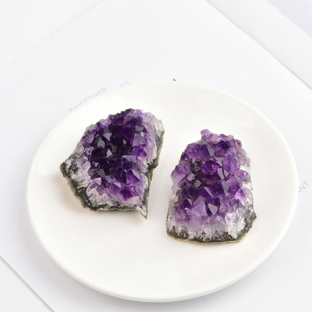 Unique Natural Amethyst Rock Mineral Uruguay for Spiritual Meditation Decor