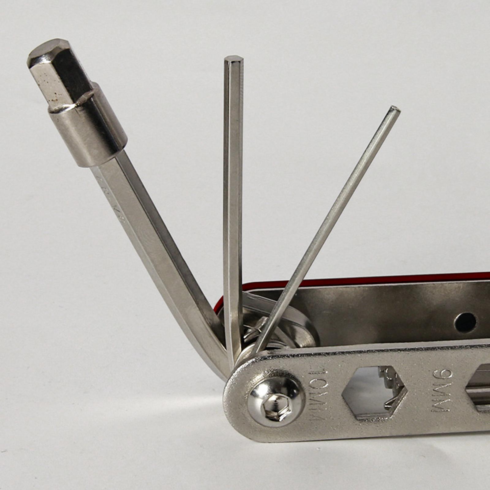 Bike Repair Set Bicycle Multi Function 12 in 1 Tool Kit Allen Wrench Portable Multi Tool Maintenance for Road Mountain Road Bike