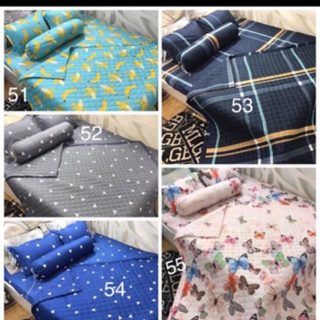 Ga chun chăn trần hè poly cotton