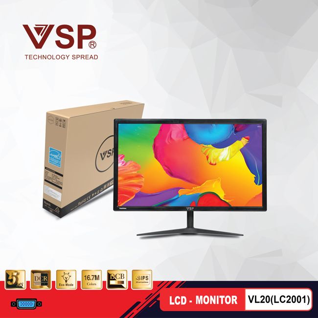 Màn hình LCD 20” VSP VL20 (LC2001) LED Monitor - Hàng chính hãng