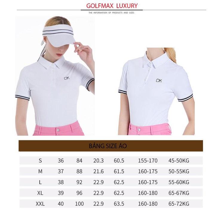 Fullset nữ chơi golf Thiết kế Hàn Quốc - Chất liệu sợi polyester kết hợp spandex cao cấp DK216-06-07