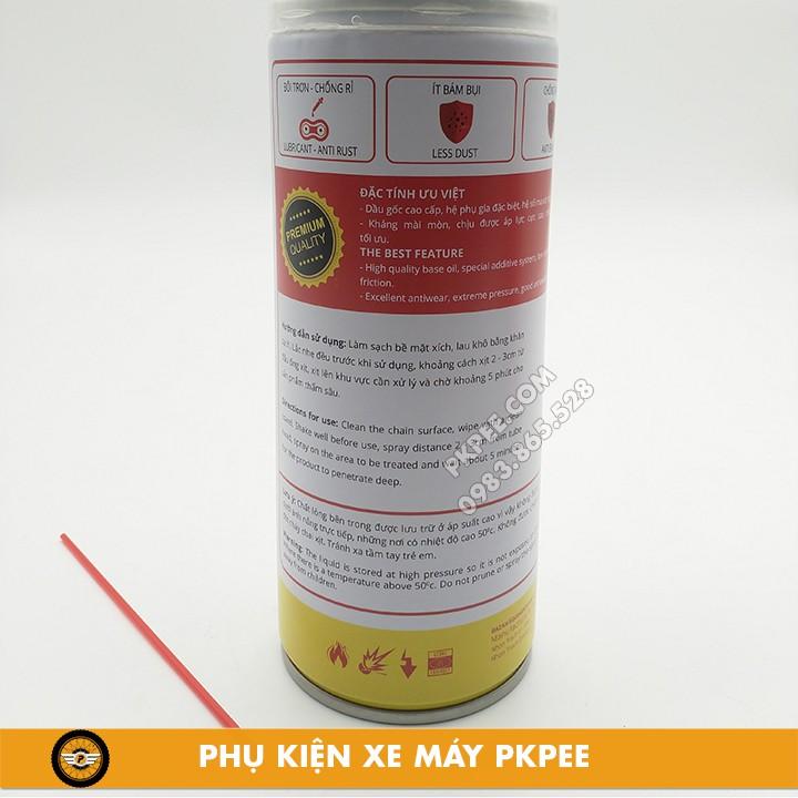 Chai Xịt Bôi Trơn Sên BZ Chain Lube Cao Cấp