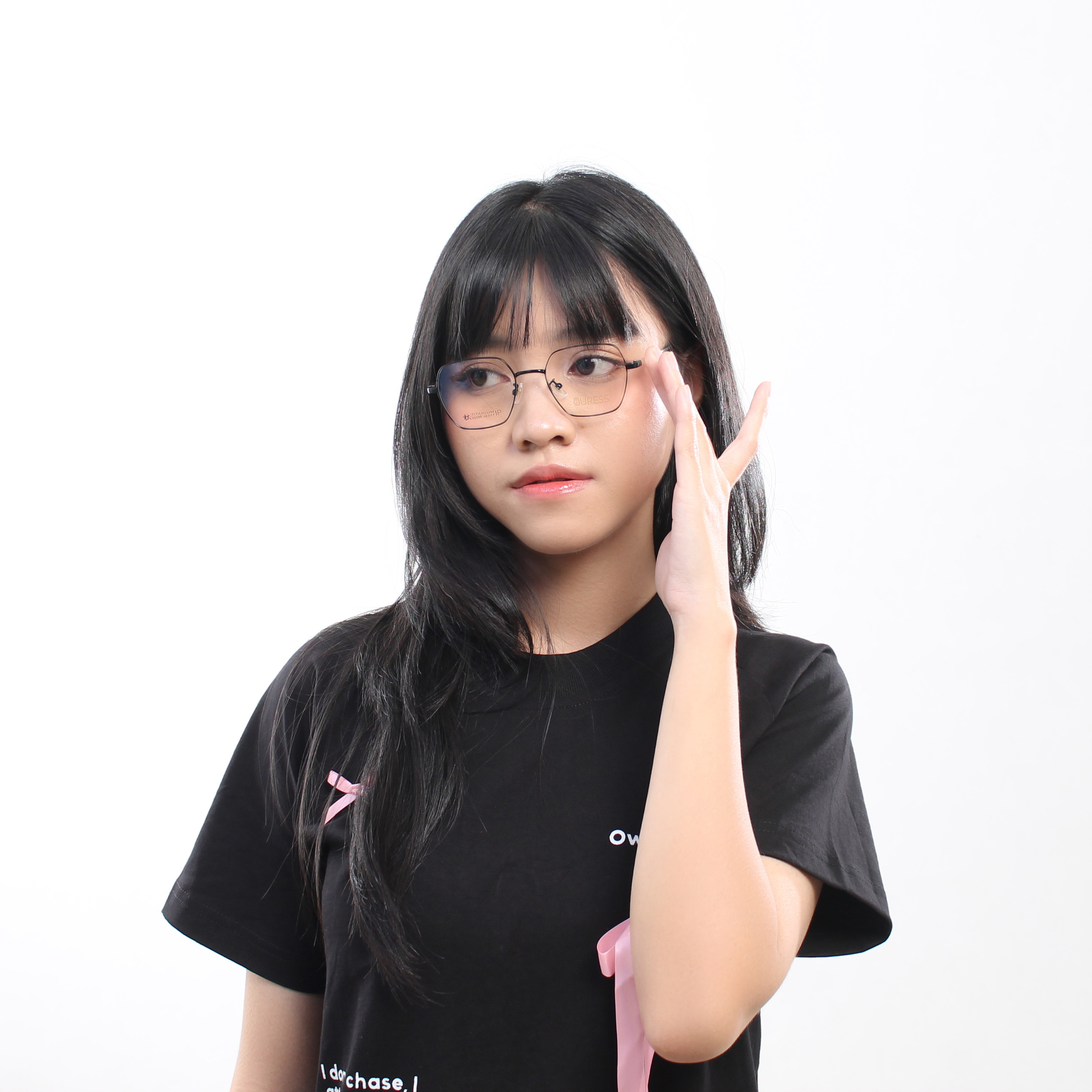 Gọng kính cận 85005 và 5201316 chất liệu titan thời trang mắt kính OURESS nam nữ siêu nhẹ siêu bền