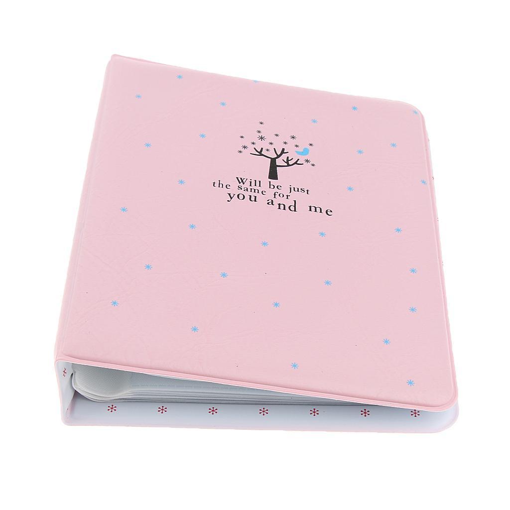 Compatible 64 Pockets Mini Photo Album for Fujifilm Instax Mini 8 8+ 9 25 26 50s 70 90 Film, Polaroid PIC-300 Z2300 Film
