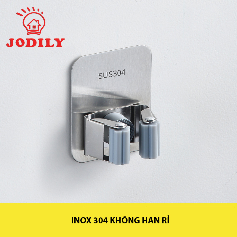 TREO CHỔI TREO CÂY LAU NHÀ TREO Ô DÙ VÒI HOA SEN VÒI NƯỚC JODILY DÁN TƯỜNG INOX 304