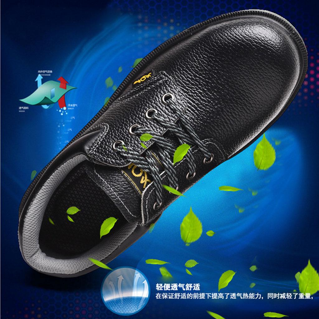 Mens Safety Shoes Steel Toe Work Boots Hiking Shoes