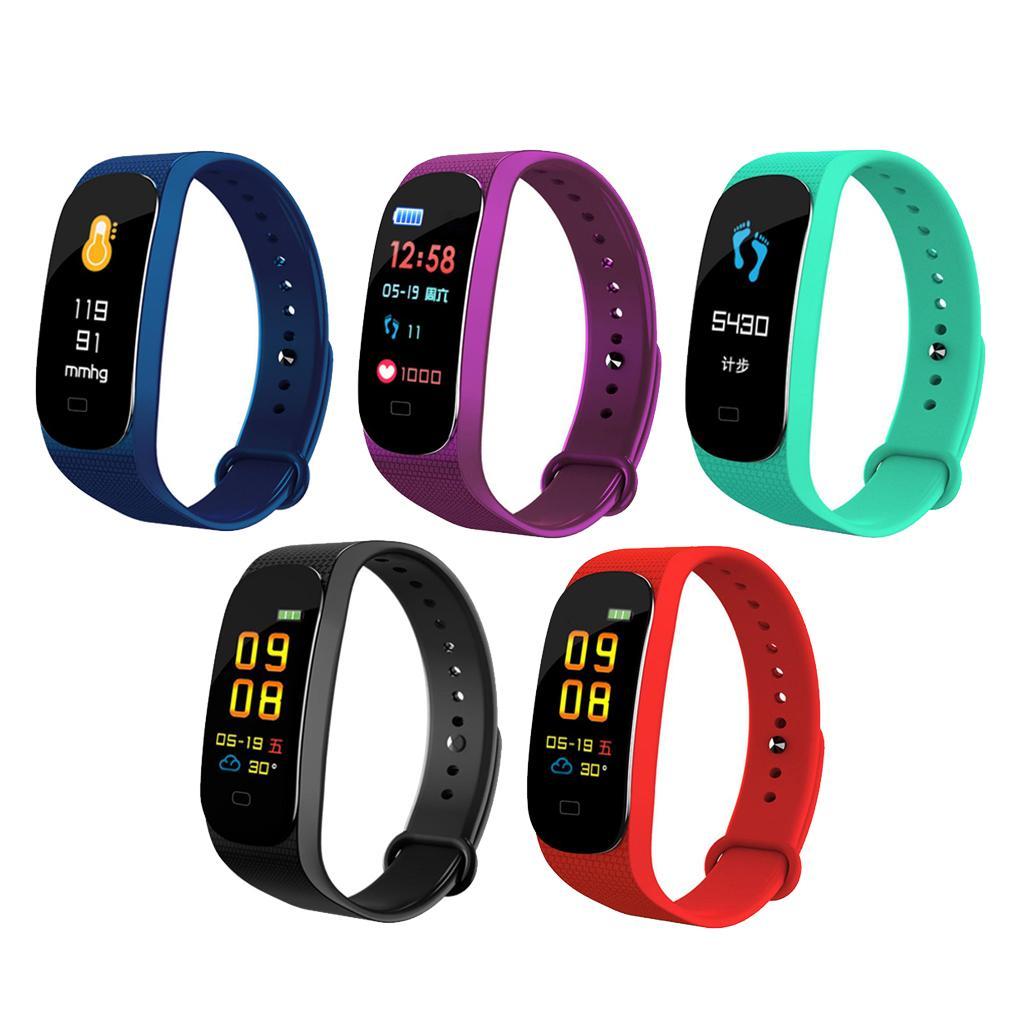 M6 Smart Color Screen Bluetooth Bracelet Heart Rate Blood Pressure