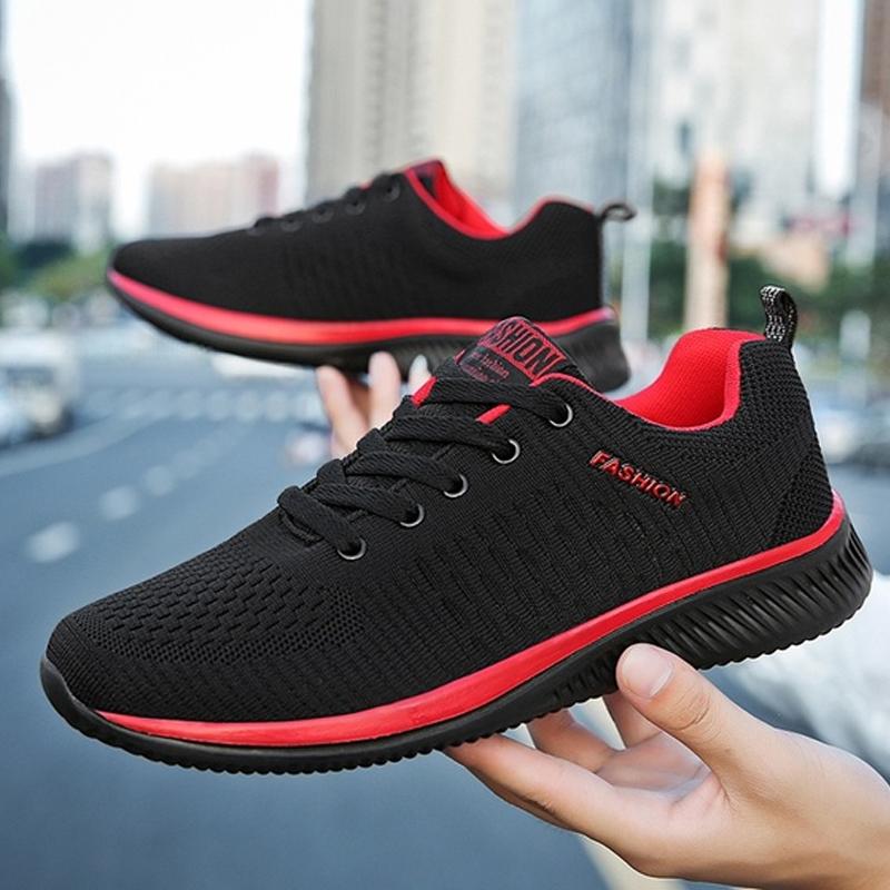LCRTZKG Giày thể thao nam Breathable nhẹ chạy giày thể thao đi bộ giải trí Breathable Giày chống trượt thoải mái Giày nam thời trang