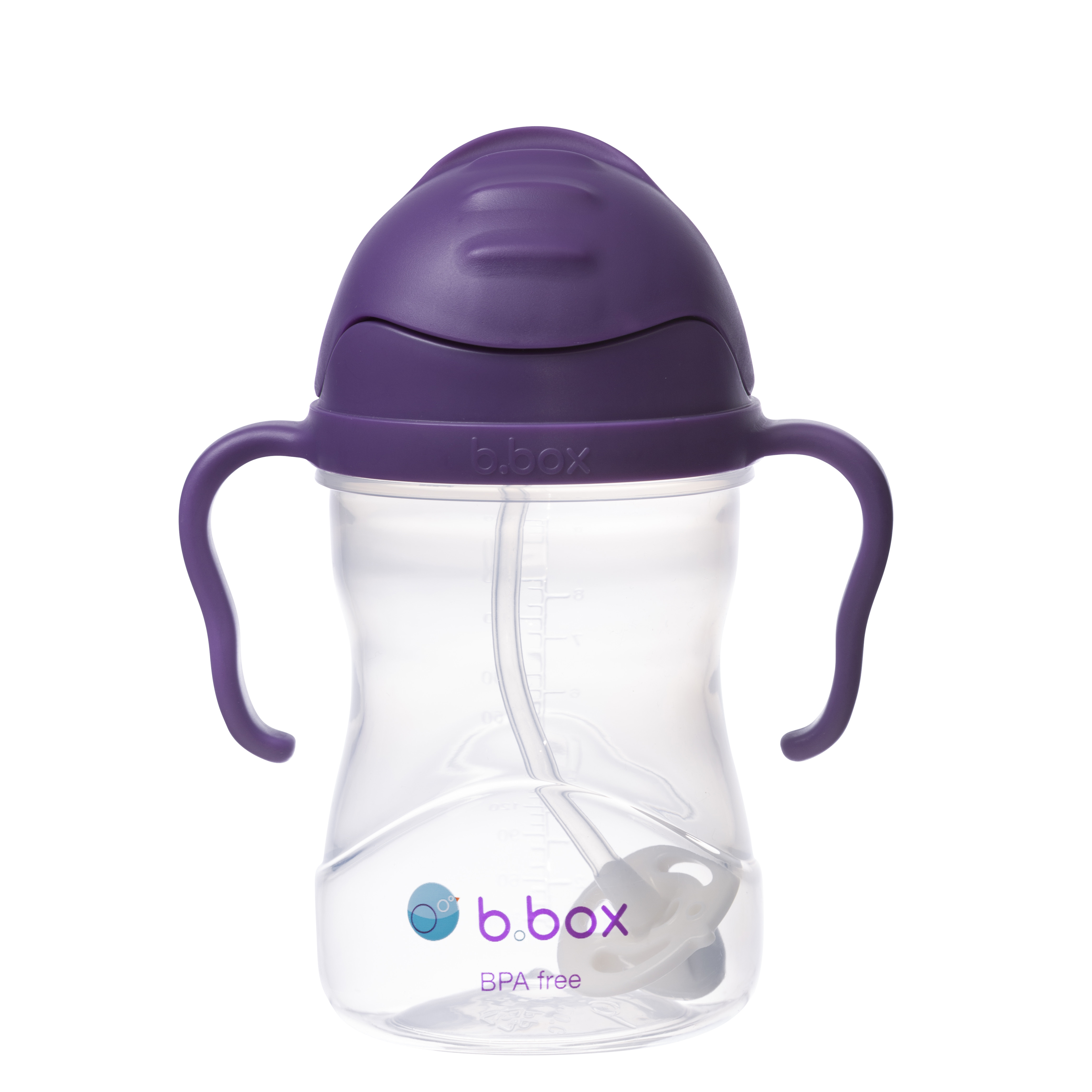 B.box Disney Bình nước 360 độ cho bé tập uống nước 240ml - Tím
