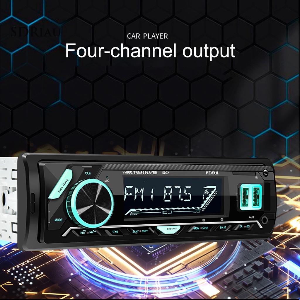 *QCDZ* 5006 12V Car MP3 Player Dual USB Quick Charging Bluetooth U Disk Card Radio Player for Vehicles