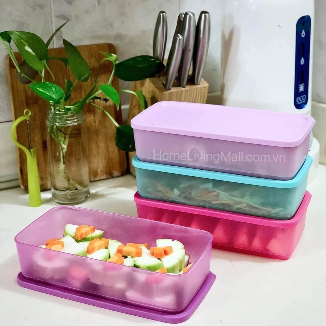 Bộ Trữ Khô &amp; Mát Tupperware Pak N Stor 1.4L Set 4