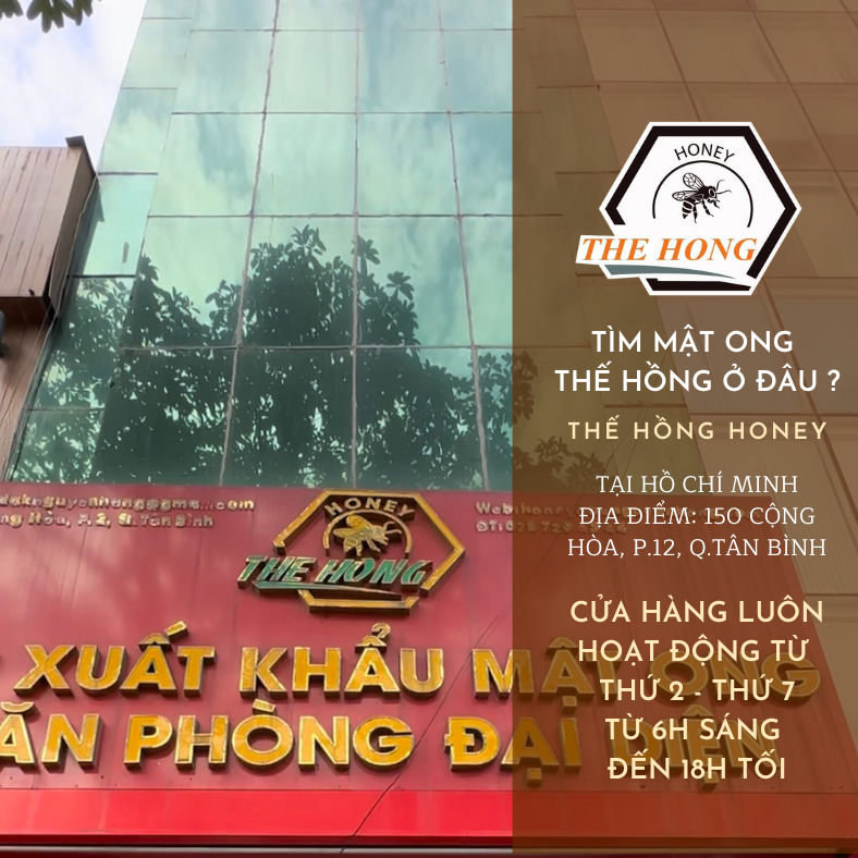 Mật ong hoa CAFE đậm đà 100% 1 lít không tem - Thế Hồng Honey