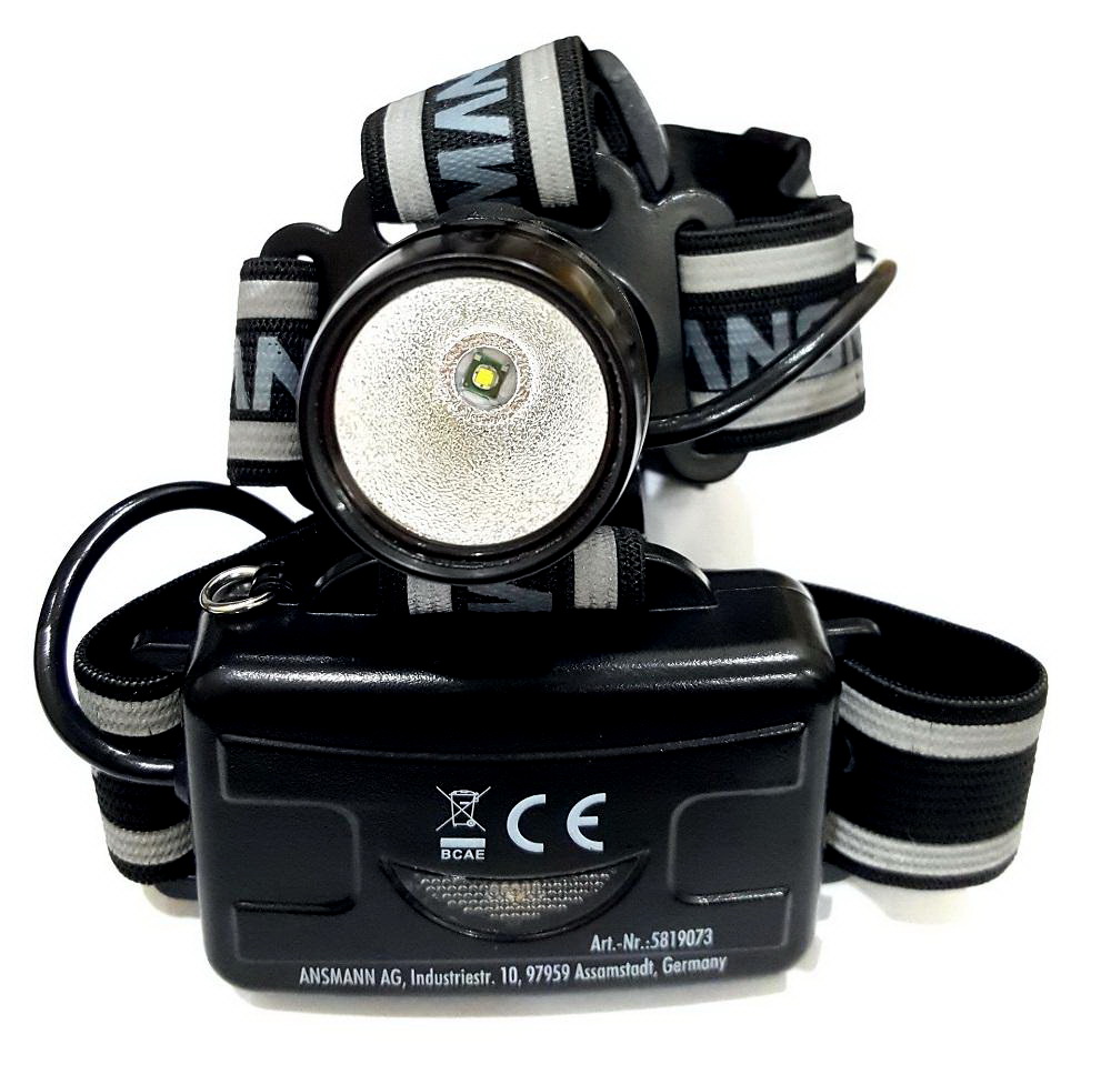 Đèn Pin Đeo Đầu LED Headlight HD3 của ANSMANN - Hàng Nhập Khẩu