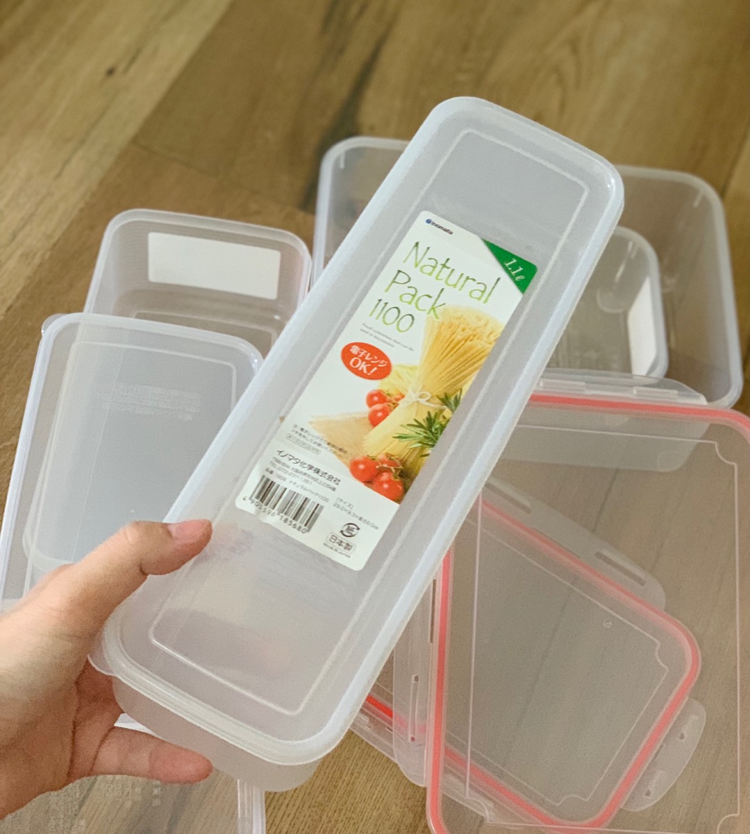 Hộp đựng thực phẩm Inomata Natural Pack hàng nội địa Nhật Bản