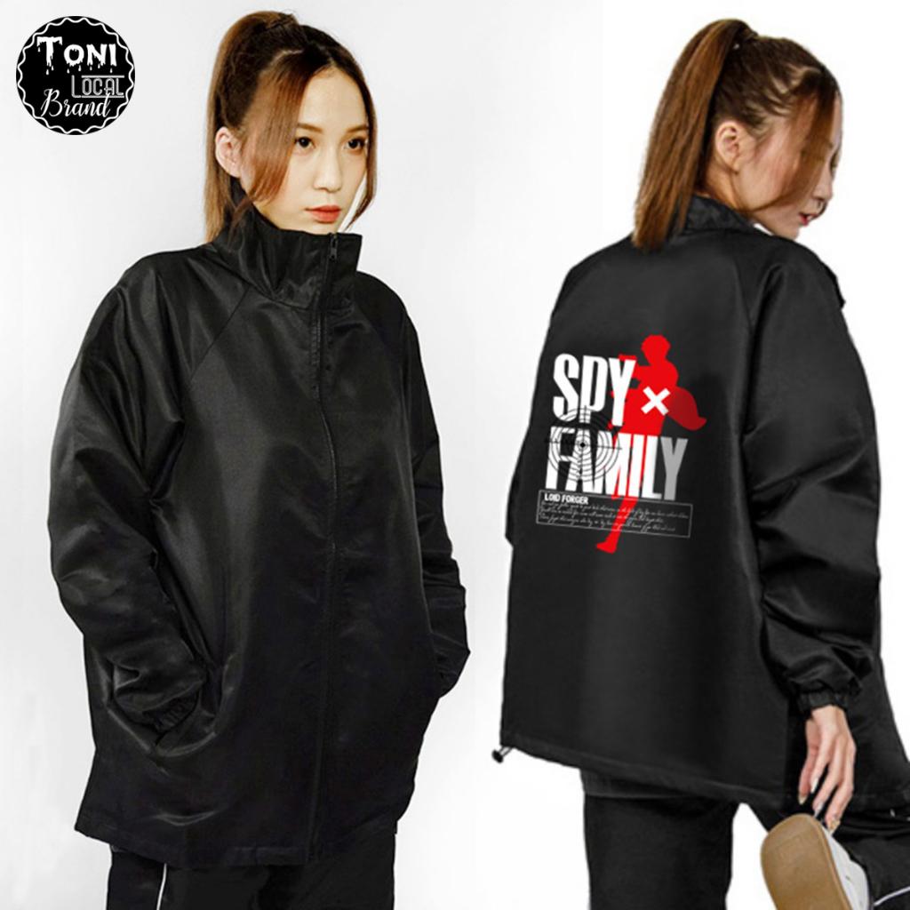 Áo Khoác Dù Local Brand SPY FAMILY Jacket Mero 2 lớp dày form rộng Unisex cổ bẻ