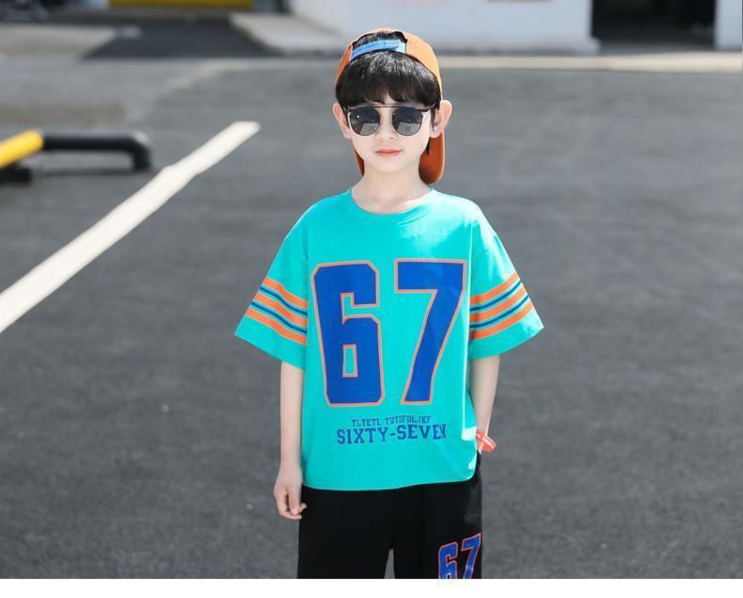 Set bộ quần áo trẻ em mùa hè dành cho bé trai 18-45kg mẫu số 67. Thiết kế đpẹ, chất liệu tốt. HA6