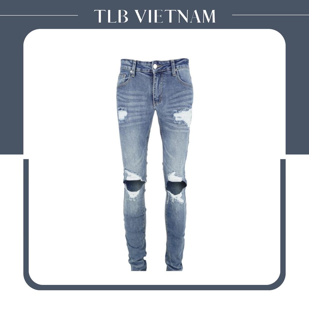Quần Jean Nam Ống Suông Trung Niên Jeans Cơ Bản Chất Bò Trơn Cotton Cao Cấp