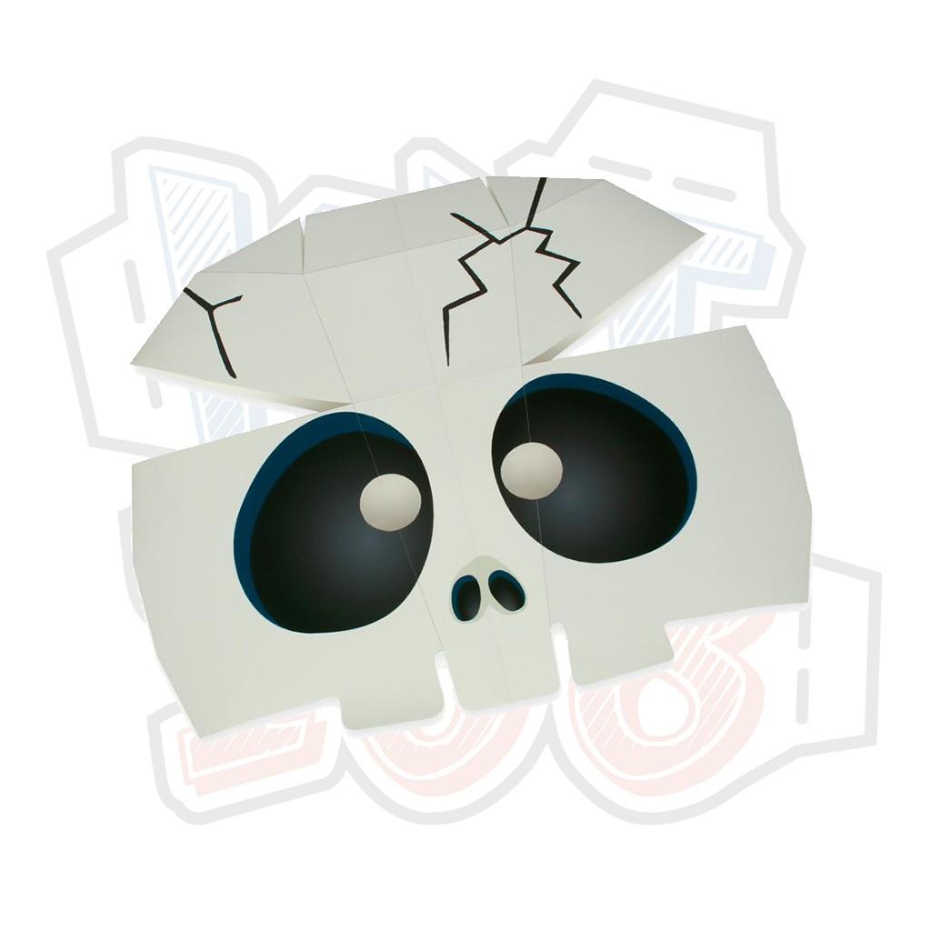 Mô hình giấy Lễ hội Mặt nạ Đầu lâu Halloween (đội lên được)