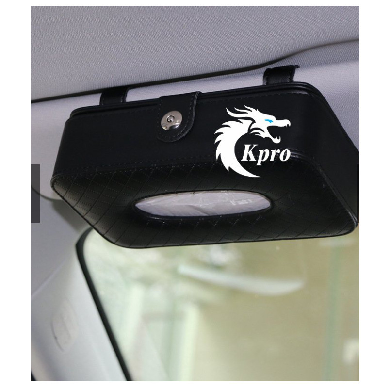 HỘP KHĂN GIẤY BẰNG DA TREO DÀNH CHO XE Ô TÔ