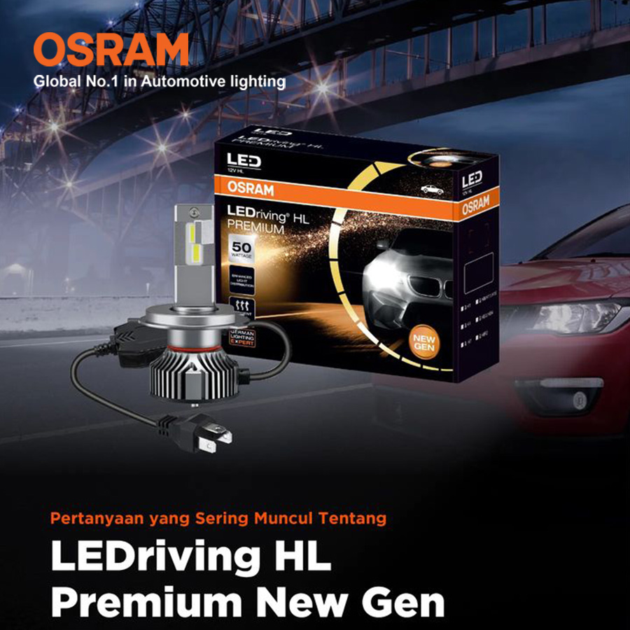 Combo 2 Bóng Đèn Led HL Premium OSRAM - Nhập Khẩu Chính Hãng