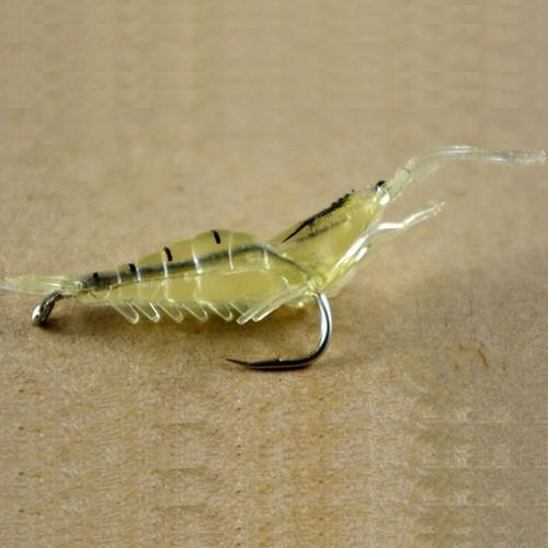 Mồi câu lure tôm giả 10 con kích thước 4cm