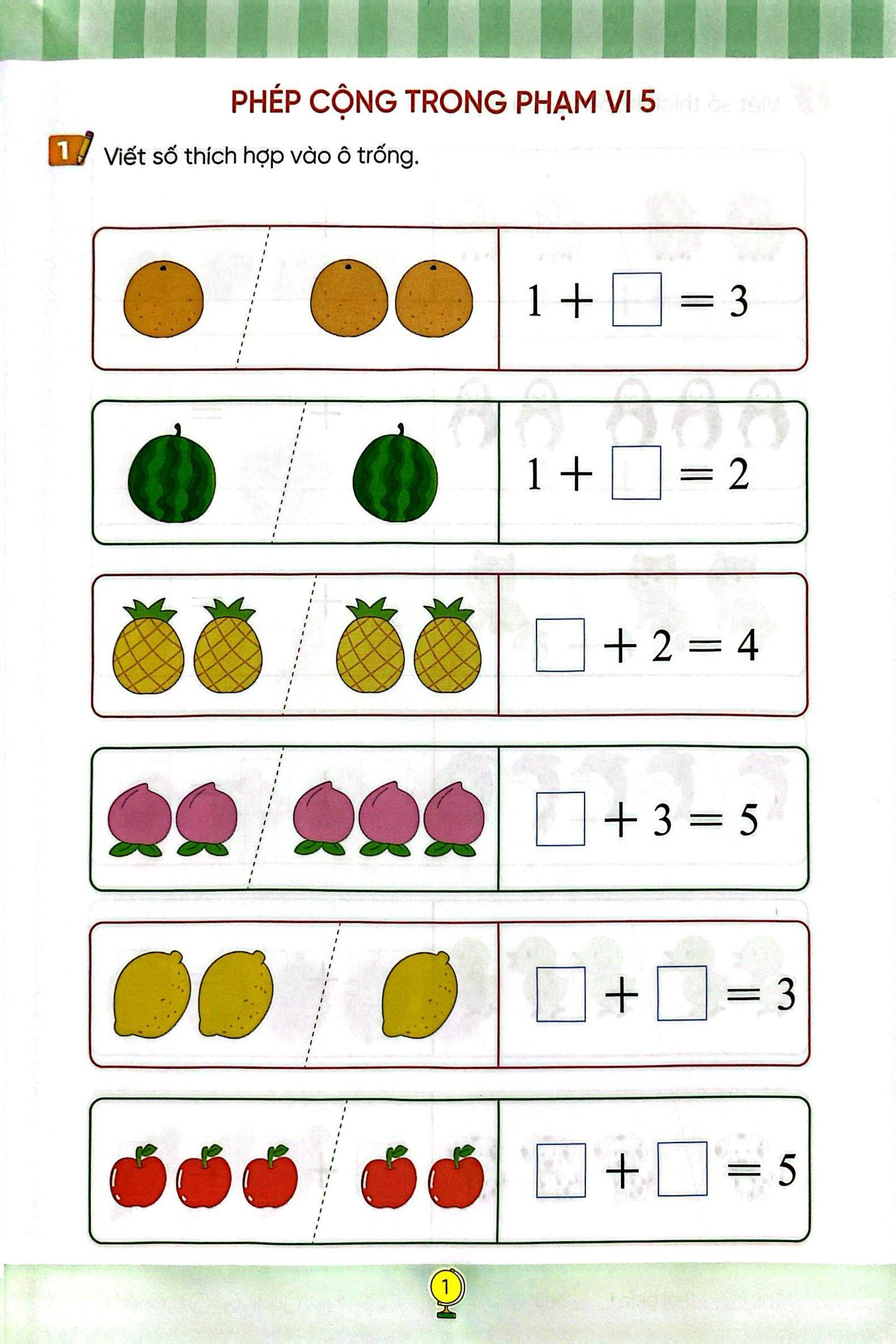 Sách - Vui Học Toán - Nhìn Tranh Hoàn Thành Phép Tính