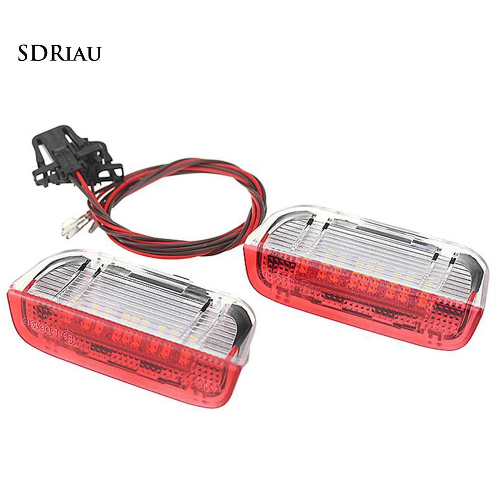 Set 2 Đèn Led Chiếu Sáng Gắn Cửa Xe Ô Tô Volkswagen Passat Porsche