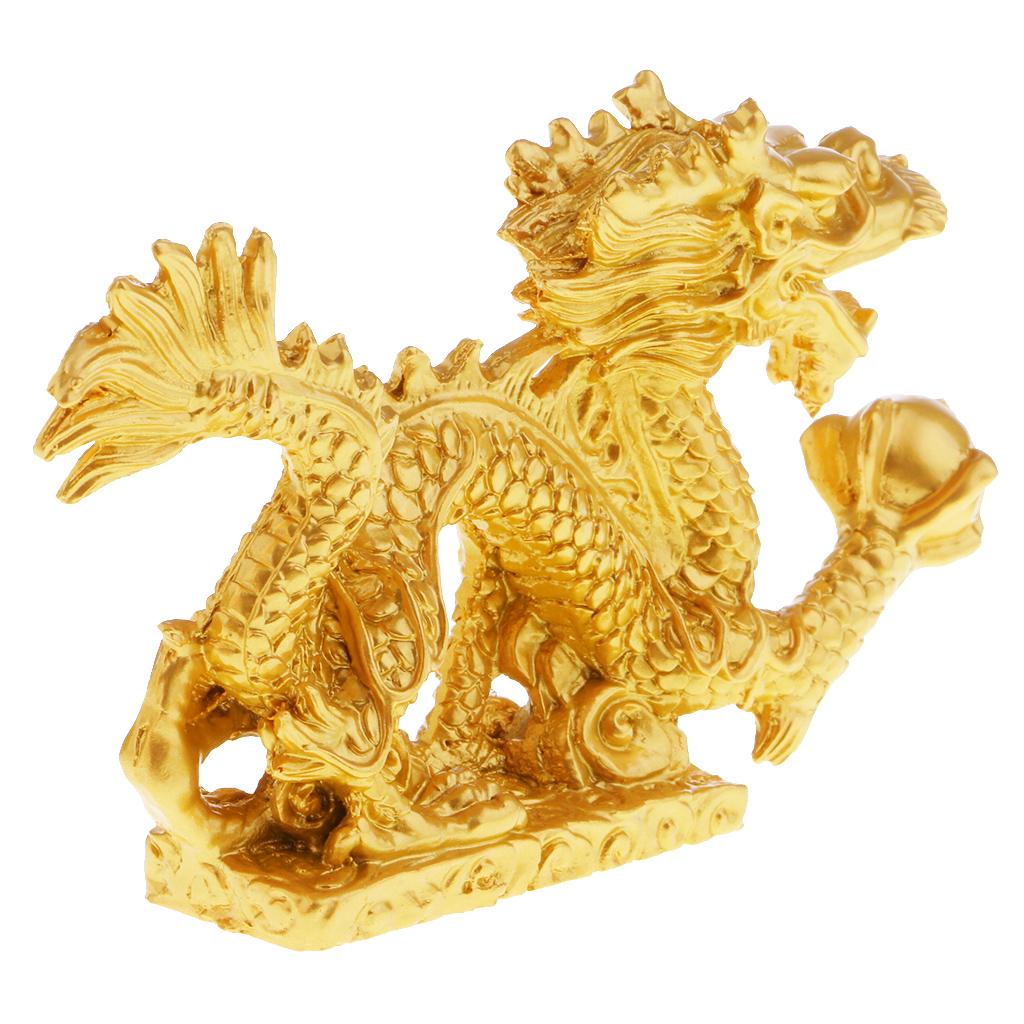 Tishita Trung Quốc Rồng Phong Thủy Tượng Điêu Khắc Thu Hút Tài Lộc Và May Mắn Tặng 1