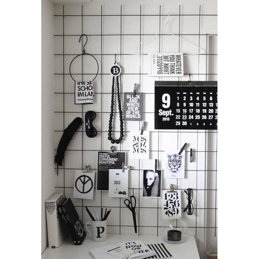 Lưới sắt decor treo ảnh - Tặng kèm móc treo