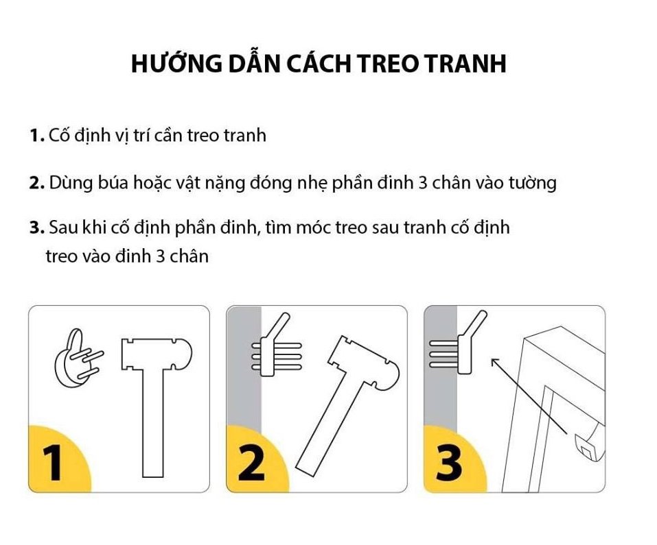 TRANH CANVAS TREO TƯỜNG BA CON HƯƠU – L15