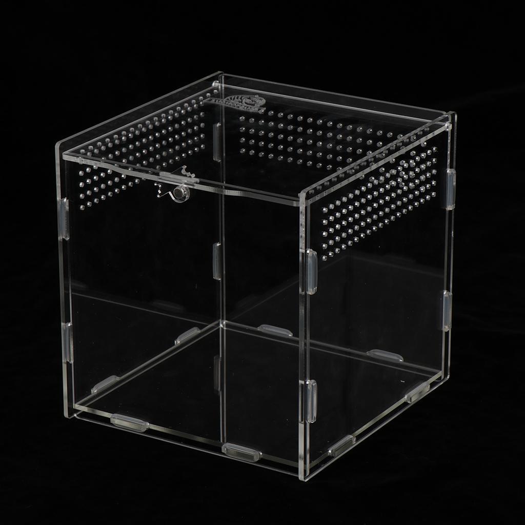 Reptiles Amphibians Habitat Terrarium Vivarium Tank Breeding Box Bark