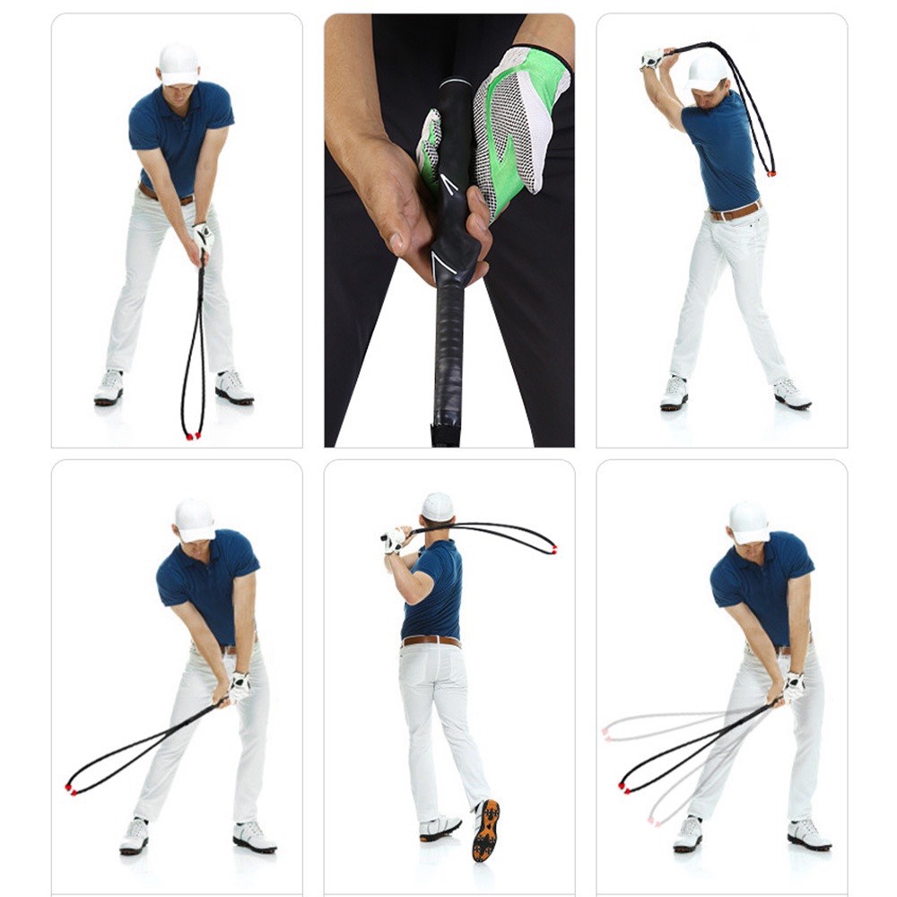 Dây thừng tập Swing Golf tay nắm kỹ thuật chỉnh tư thế cho người mới chơi - hàng chính hãng PGM
