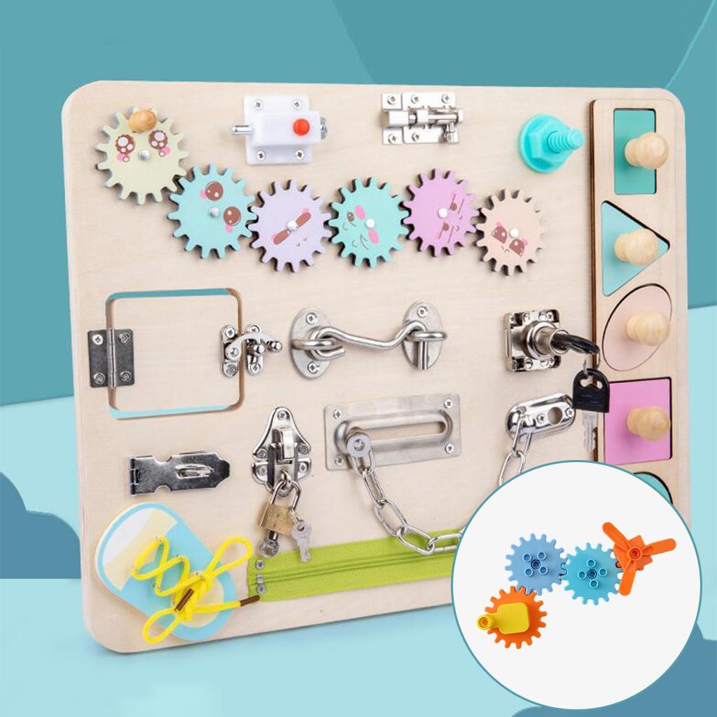DIY Busy board Accessories Gear Toy Activity Board tools No Burrs