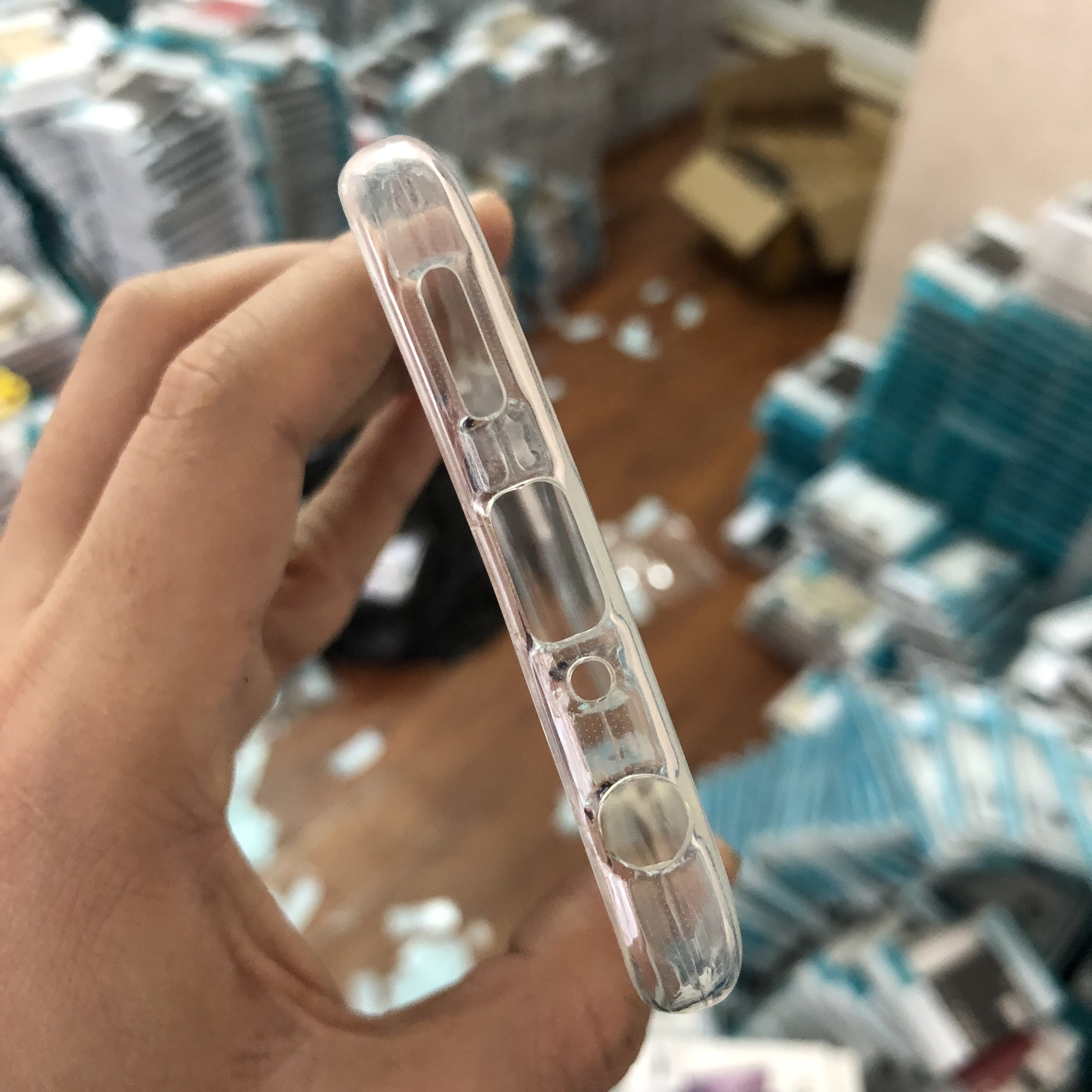 Ốp lưng Silicone dẻo trong suốt dành cho Oppo Reno4 Pro 4G